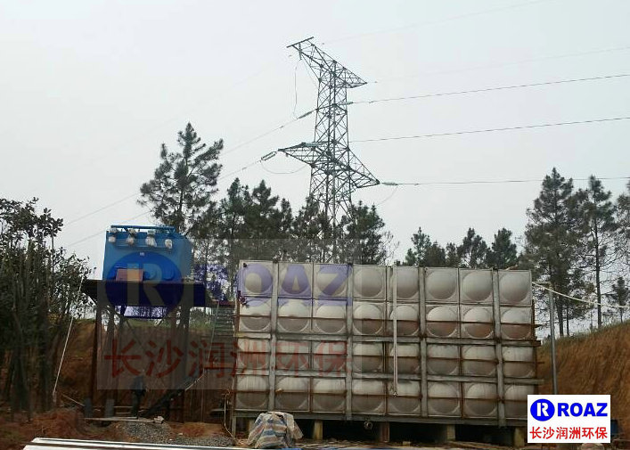 一體化凈水設(shè)備在水泥廠投入使用！