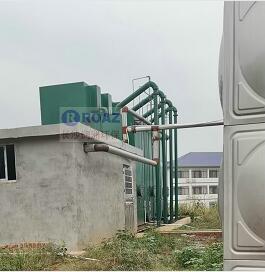 另一套100噸/時(shí)一體化凈水設(shè)備在某企業(yè)的生產(chǎn)生活用水中投入使用！